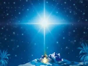 Tło do szopki, Gwiazda Betlejemska 265/200cm