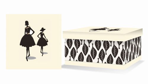 Pudełka ozdobne "Jesienna dama"