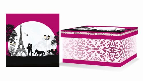 Pudełka ozdobne "Zakochany Paryż"