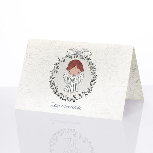 Zaproszenie na Chrzest Święty chłopiec