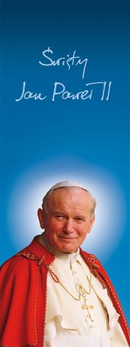Baner Święty Jan Paweł II 75x200 cm