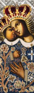 Baner religijny Matka Boża Kalwaryjska 75x200 cm