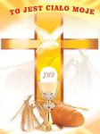 Baner na Boże Ciało "To jest ciało moje" 75x100cm