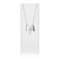 Naszyjnik - św. Franciszek z Asyżu - Pax et Bonum - Krzyż z San Damiano - Stainless Steel
