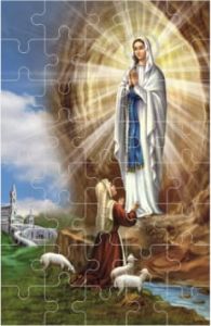 Puzzle Matka Boża z Lourdes