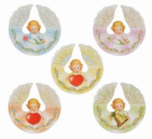 Zawieszka choinkowa  Aniołek - 50 szt.