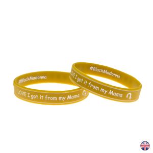 Bransoletka LOVE, I GOT IT FROM MY MAMA Black Madonna dziesiątek różańca mix kolorów 