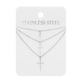 Naszyjnik - krzyże - Stainless Steel