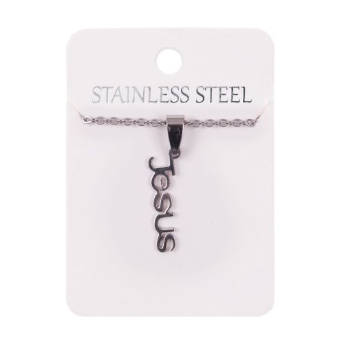Naszyjnik - JESUS - Stainless Steel