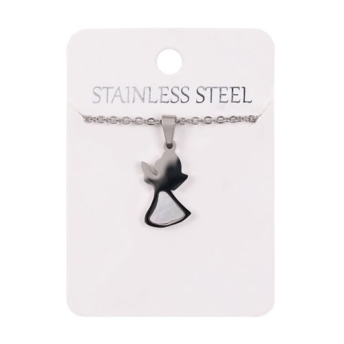 Naszyjnik - aniołek - Perla Madre - Stainless Steel