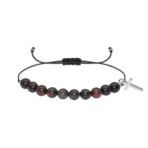 Bransoletka dziesiątek różańca drewno Legno mix kolorów