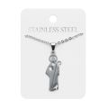 Naszyjnik - św. Benedykt - Stainless Steel