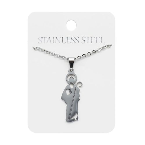 Naszyjnik - św. Benedykt - Stainless Steel