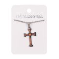 Naszyjnik - krzyżyk - Stainless Steel