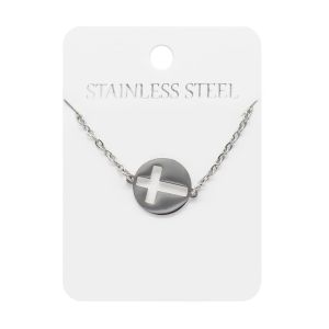 Naszyjnik - krzyż - Stainless Steel