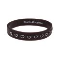 Bransoletka MOTHER LOVES NO MATTER THAT YOU'RE LOST  Black Madonna dziesiątek różańca serduszka
