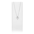 Naszyjnik - serce - krzyż - Stainless Steel