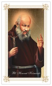 Obrazki święte z modlitwą o kanonizację Błogosławionego Honorata Koźmińskiego