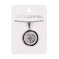 Naszyjnik - medalion - św. Benedykt - Stainless Steel